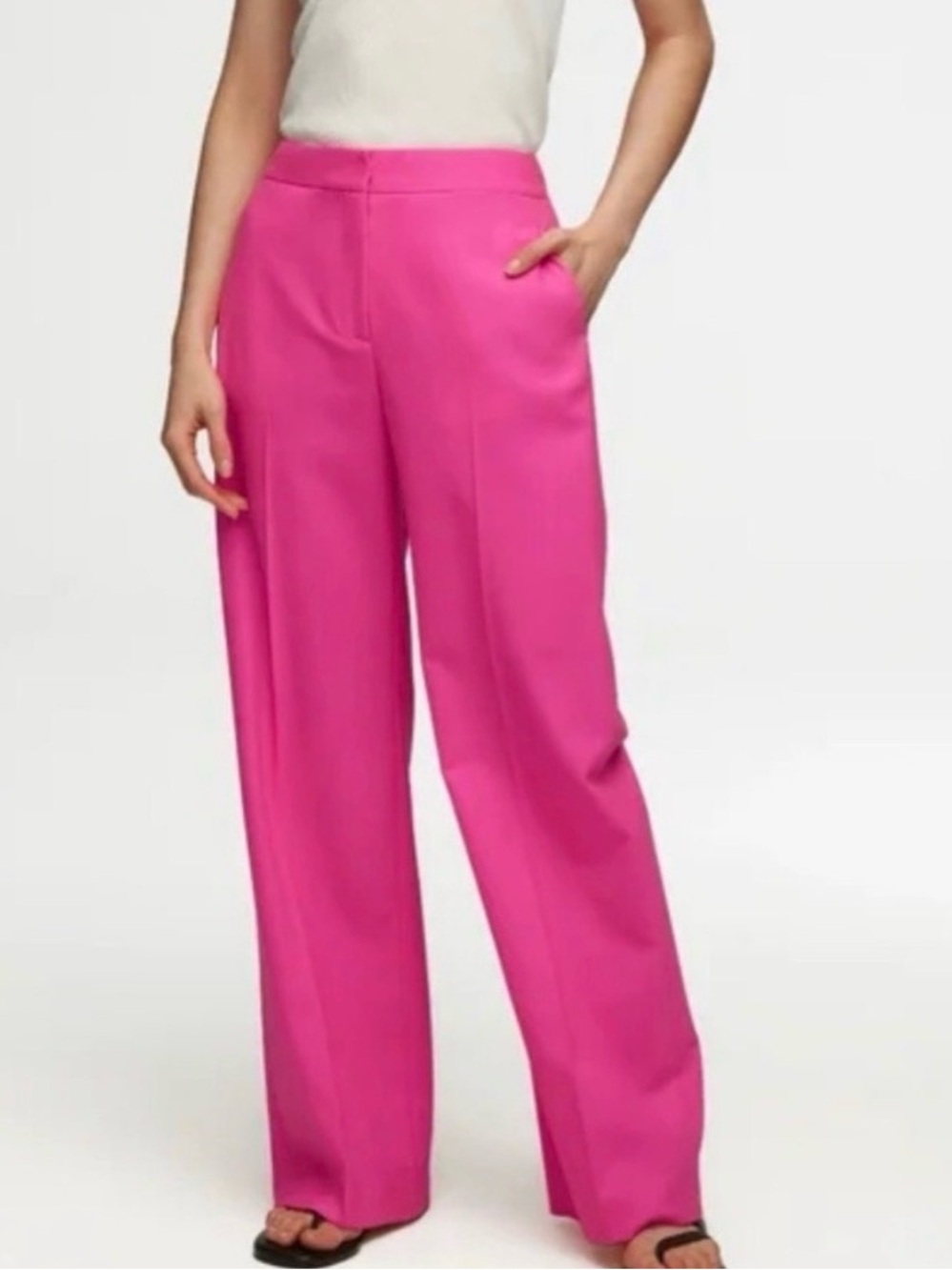 ARGENT Supermajority Hot Pink Seasonless Wool Blazer NWOT and Trouser NWT - Picture 5 of 13